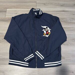 NWT Disneyland Park Resort Large Unisex Bomber Jacket Blue